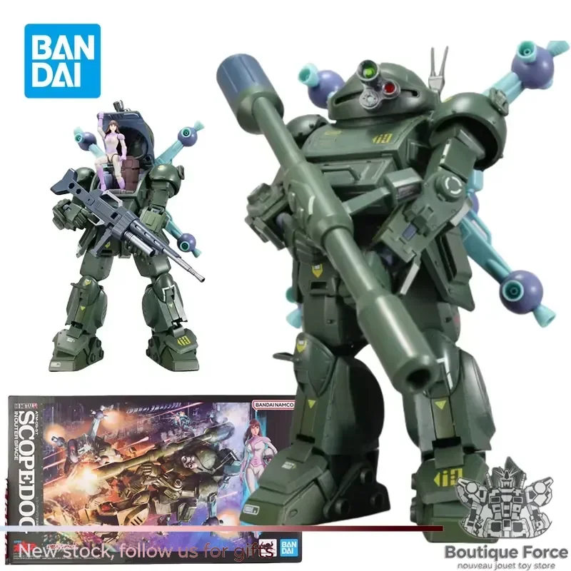 

Bandai HI-METAL R Scopedog Gundam IP Action Figure Official Licensed Collectible Model Robot Toy with Display Stand and