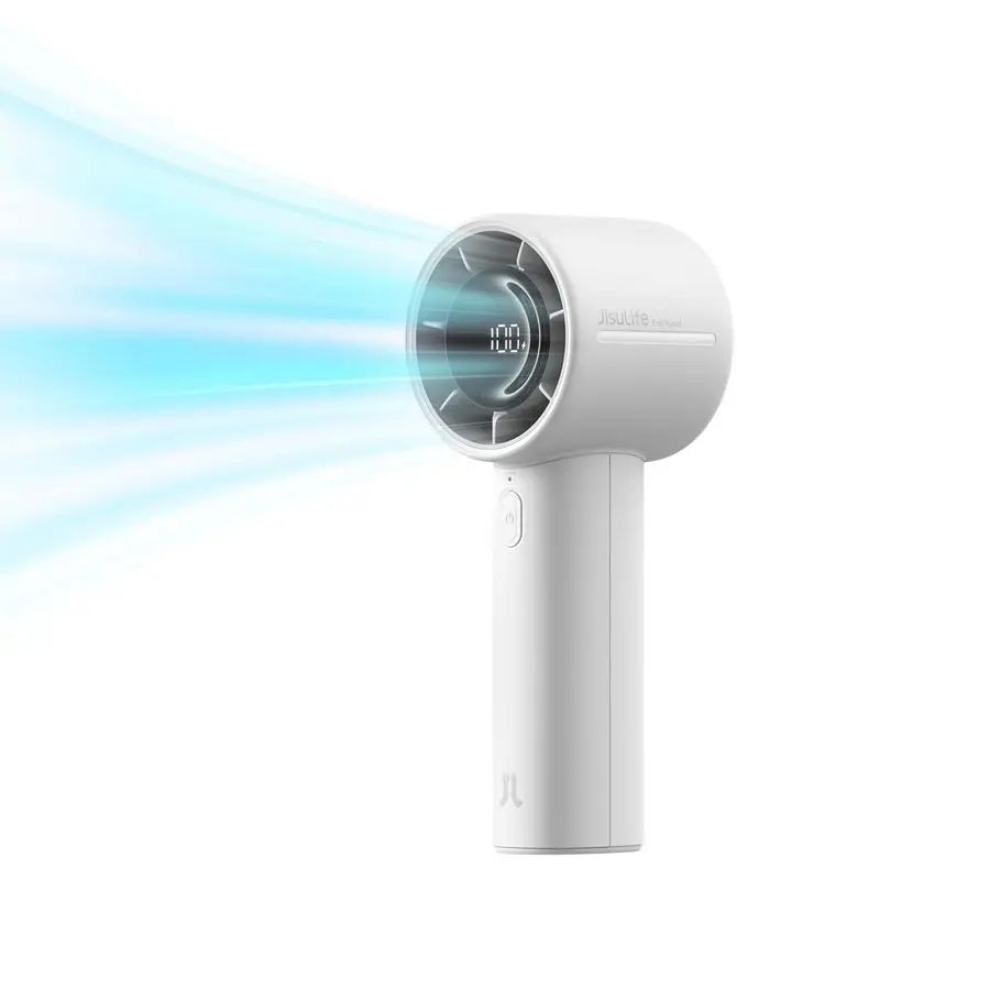 

Handheld Turbo Fan Life10s, 5000mAh Rechargeable Portable Fans,Up to 28 Hours Working,5 Speed Strong Wind,Personal Mini Fan for