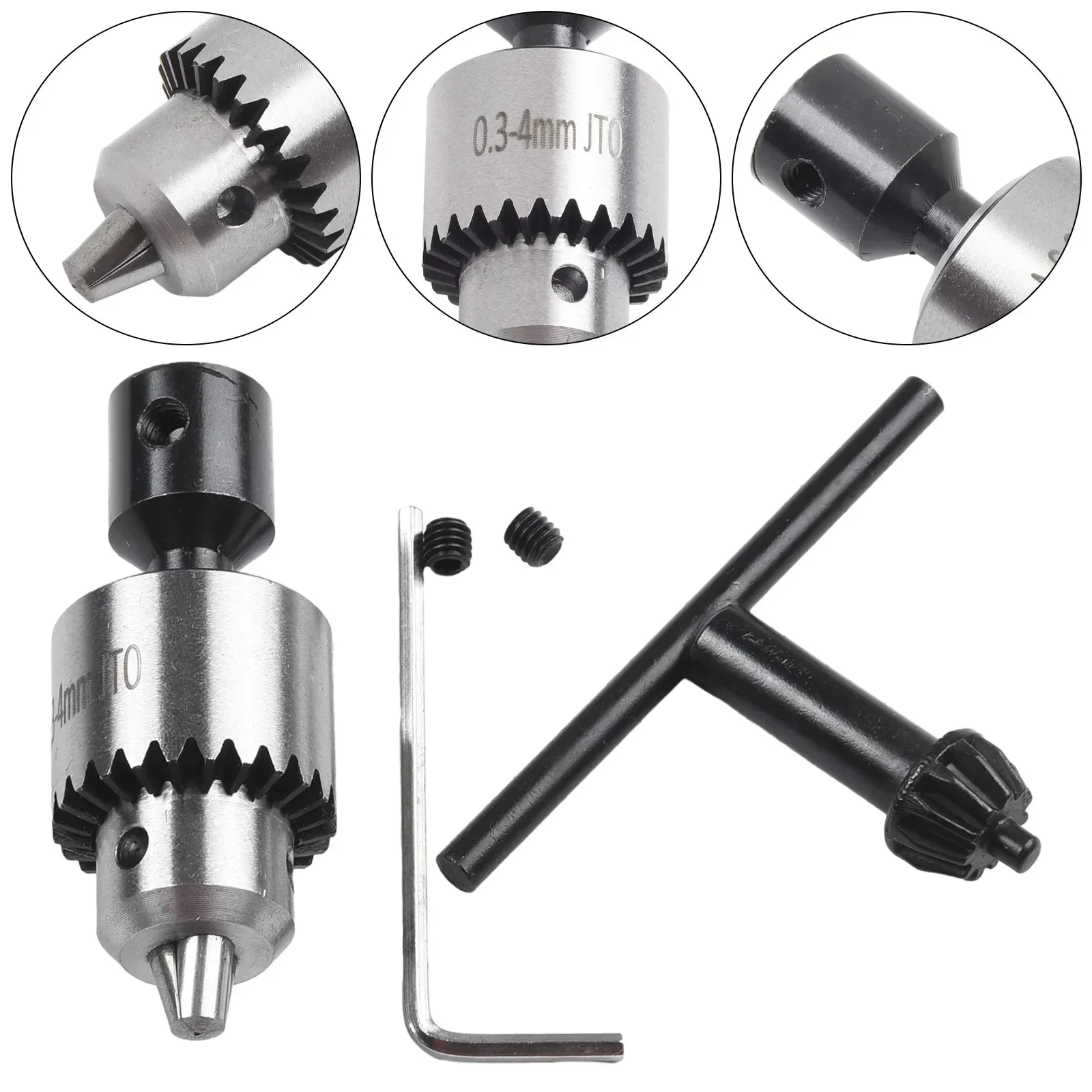 JT0 มอเตอร์ไฟฟ้า เจาะ Chuck ที่มีความจุในการหนีบ 0 34 มม. เหมาะอย่างยิ่งสําหรับเครื่องจักรหลายประเภทรวมทั้งเครื่องกลึง