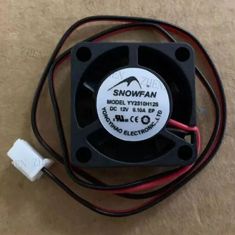 S New for SNOWFAN YY2510H12S DC12V 0.1A 2wire cooling fan#QW