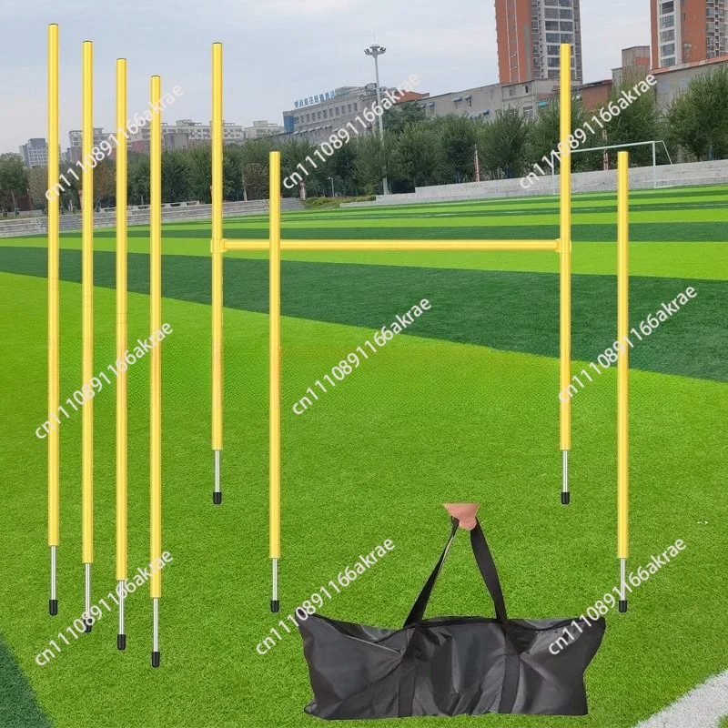 Football Training Signature Rod Basketball Training Rod Removable Ground Rod Portable Obstacle
