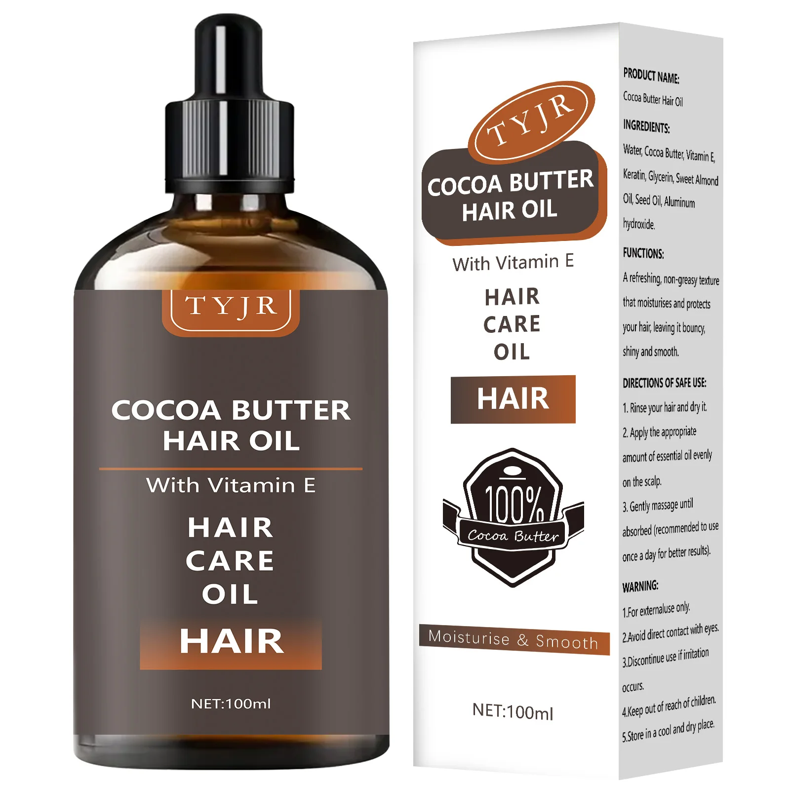 Walter Ace Levin Cocoa butter hair care essential oil 100ml