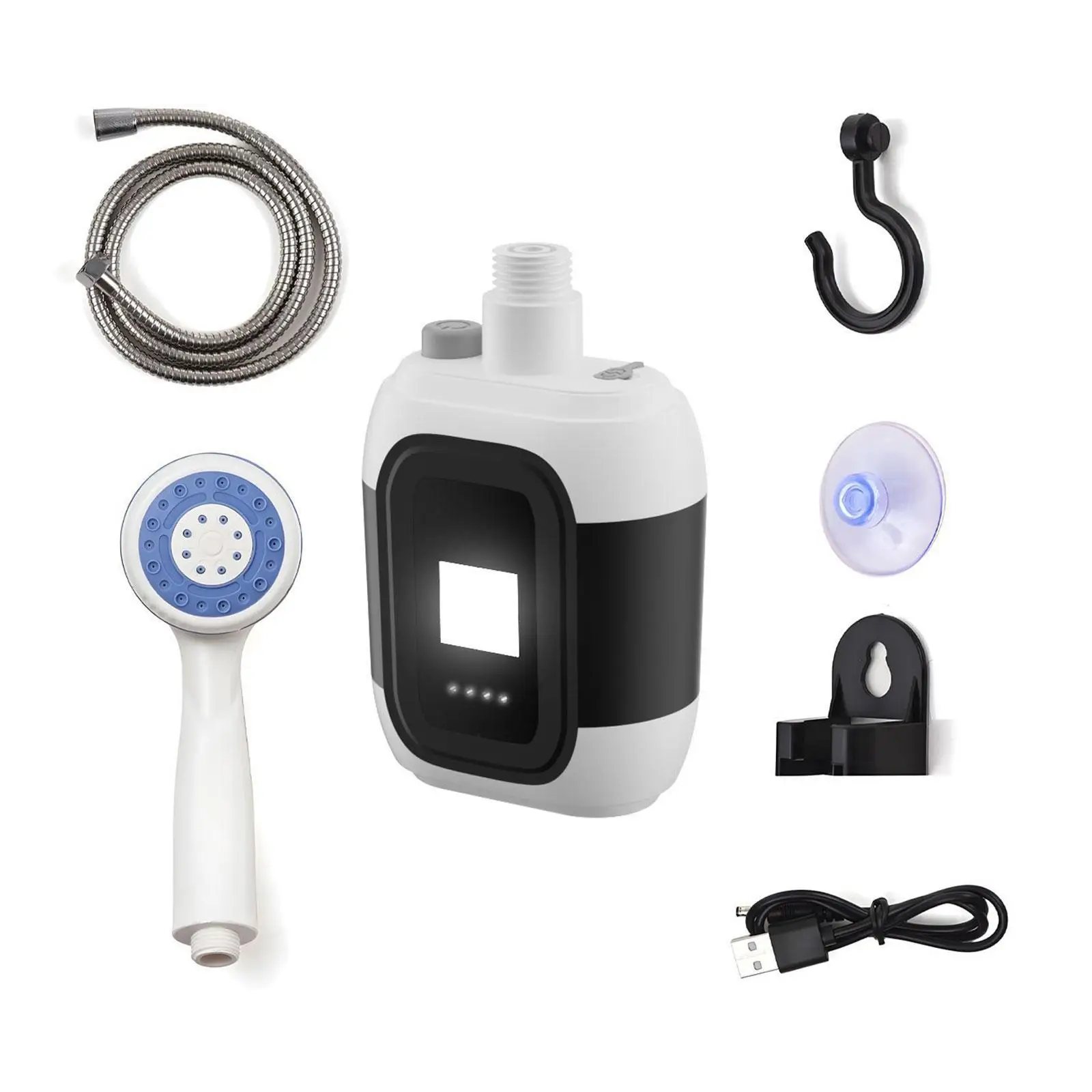 Portable Camping Shower Emergency Supplies Simple Outdoor Bathing Solution for Surfing Travel Traveling Hiking Bathing Pet