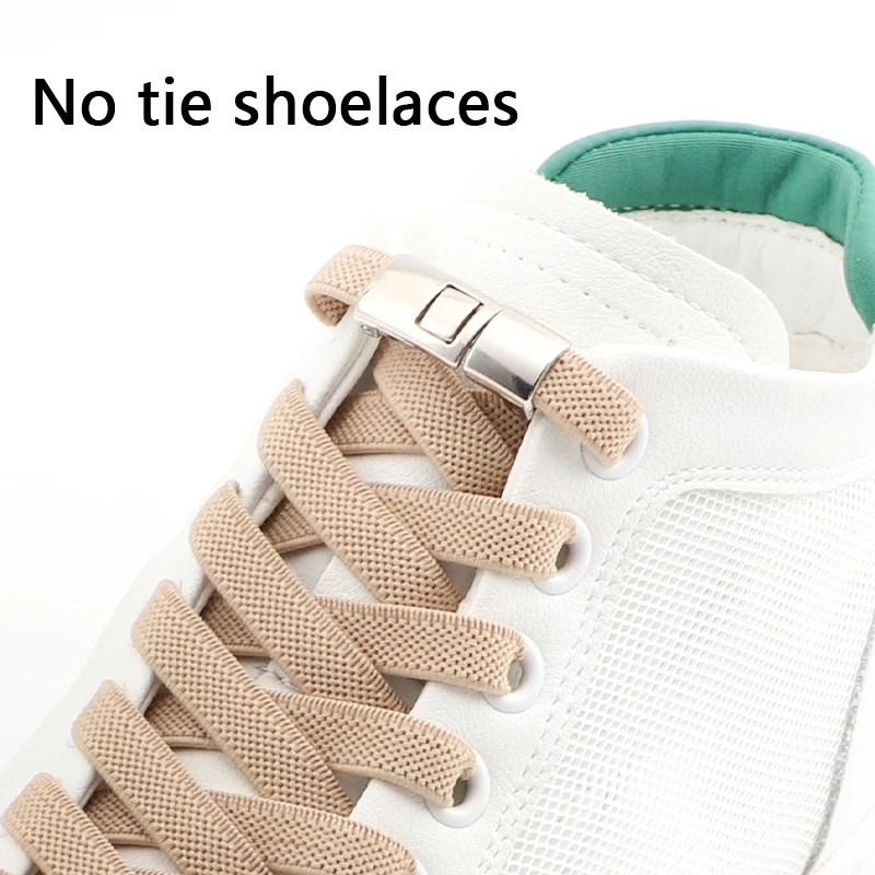 Thick Elastic Shoelaces with Rubber Bands Flat Shoelaces for Sports Enthusiasts Convenient Lazy Shoes Lace Accessories Shoestrin