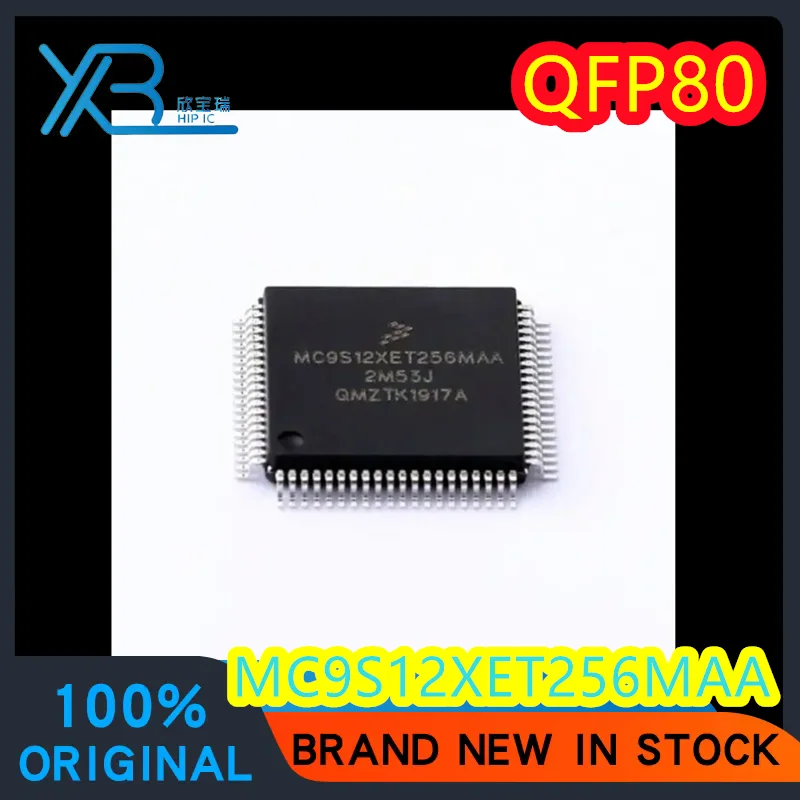 

(1/40 pieces) MC9S12XET256MAA QFP80 16-bit automotive-grade microcontroller Original MC9S12 Spot delivery fast