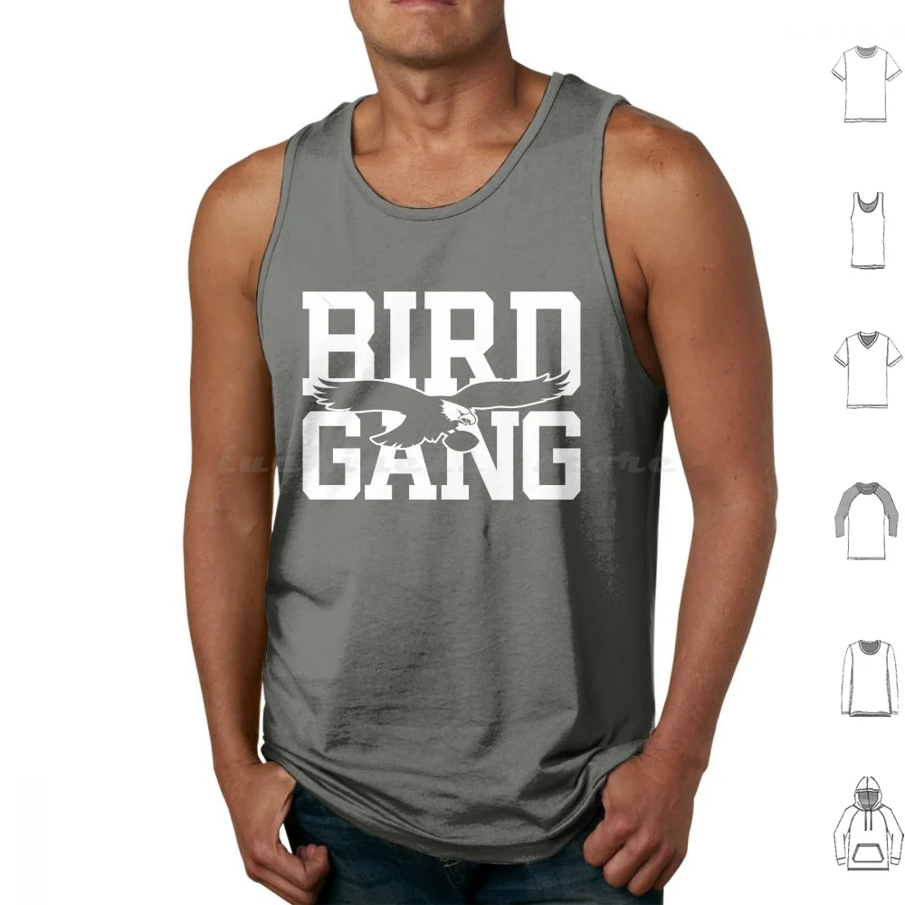 Philadelphia Bird Gang Tank Tops Print Cotton Philadephia Bird Gang Jawn Philly Fly Fly Vintage