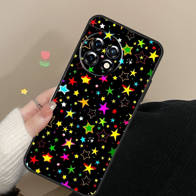 Stars Colourful Case For Oneplus Nord CE 3 Lite 2 2T N10 N20 N30 OnePlus 11 10 9 Pro 8T 9R 10R 10T Cover