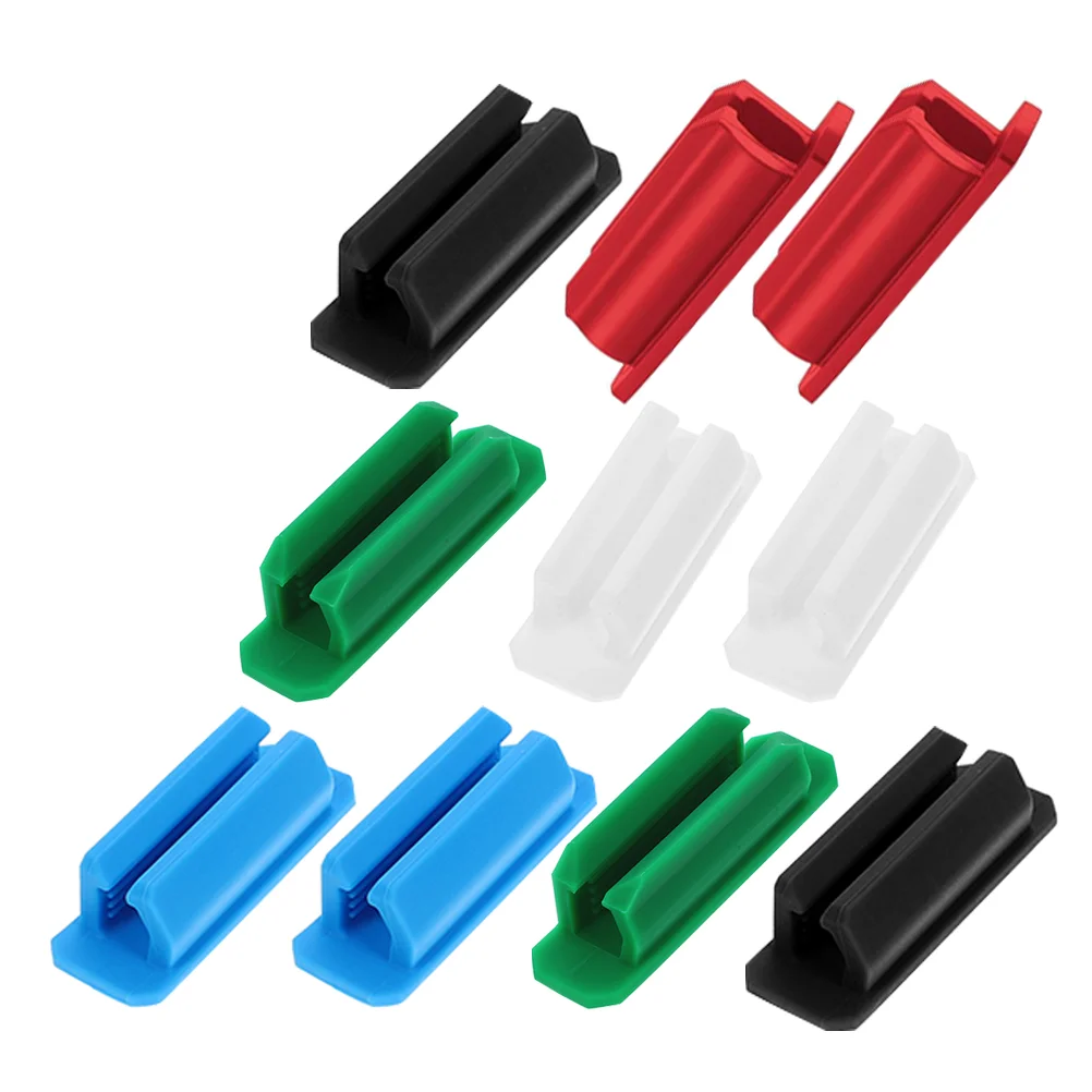 10 Pcs Silicone Pen Holder Mark Pens Ball Point Desk Clip Ballpoint Clips Office