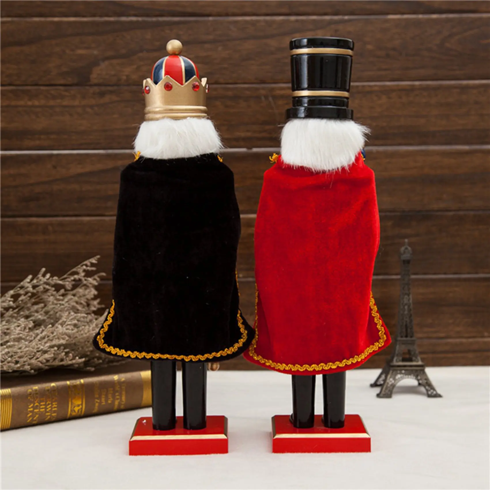 【HOT N07R】 38cm Nutcracker Puppet Miniatures Christmas Gifts Living Room Table Decorations