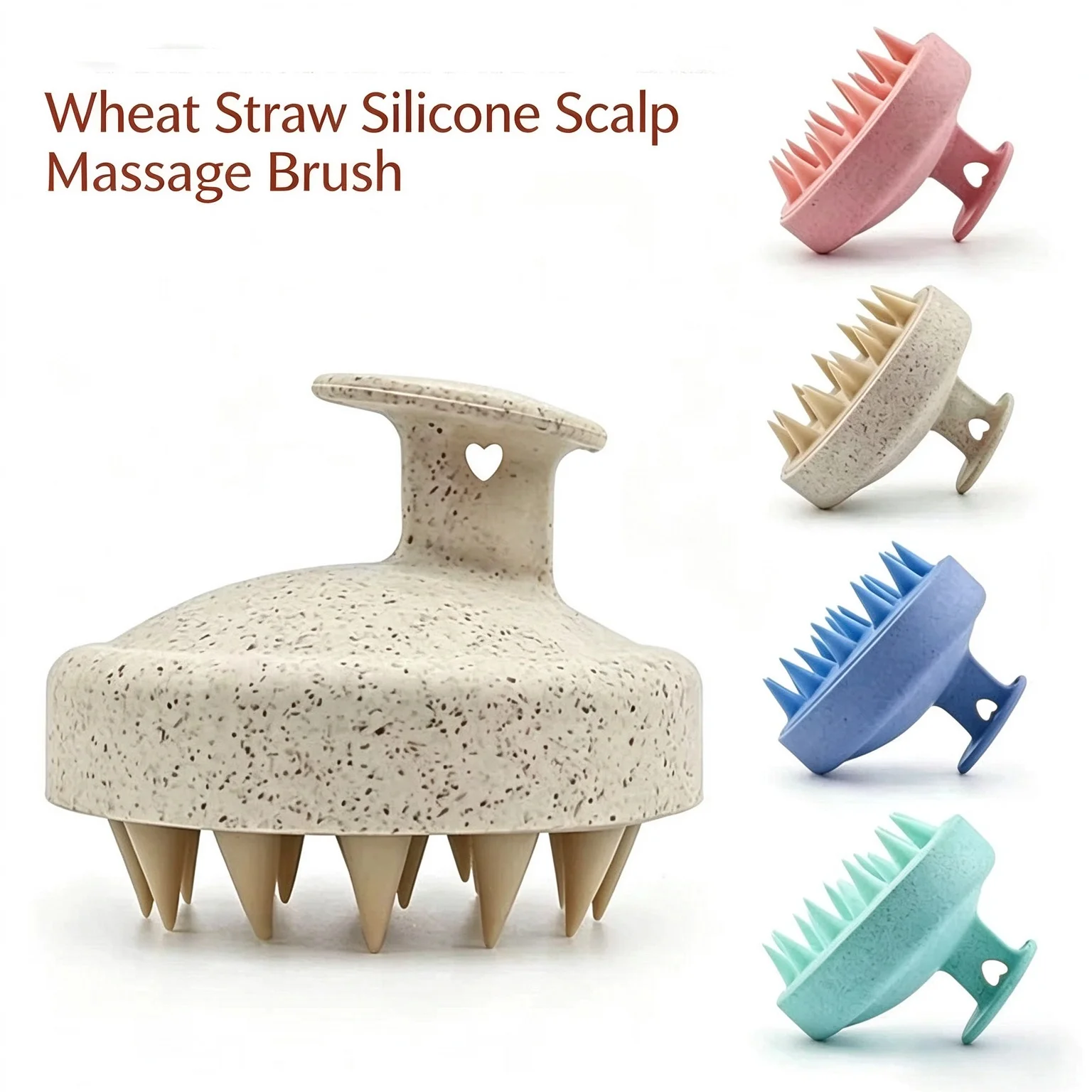 Soft Airbag Scalp Massage Brush Wet & Dry, Non-Invasive Head Cleansing Comb, Deep Conditioning Shower Scalp Massager for Home