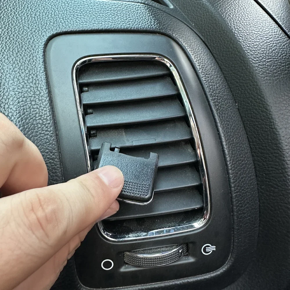 Kit Perbaikan Kenop Plectrum Arah Angin Klip Kartu Outlet Bagian Sakelar Ventilasi AC Depan Mobil untuk Kia K3 2011-2018