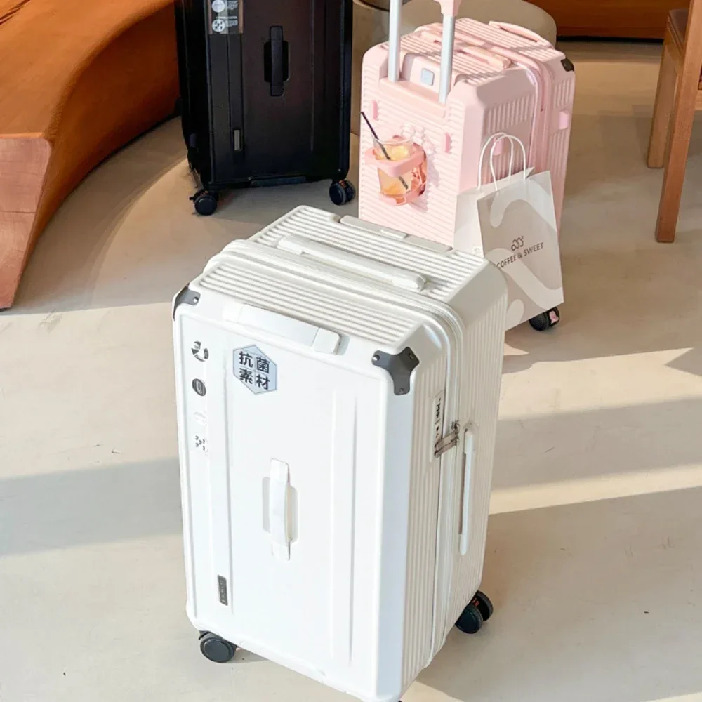 Luggage Box Universal Wheels Thickened Trolley Box Travel Box Women Men Zipper Design Trunk Travel Suitcase 22 26 28 30 32 Inch