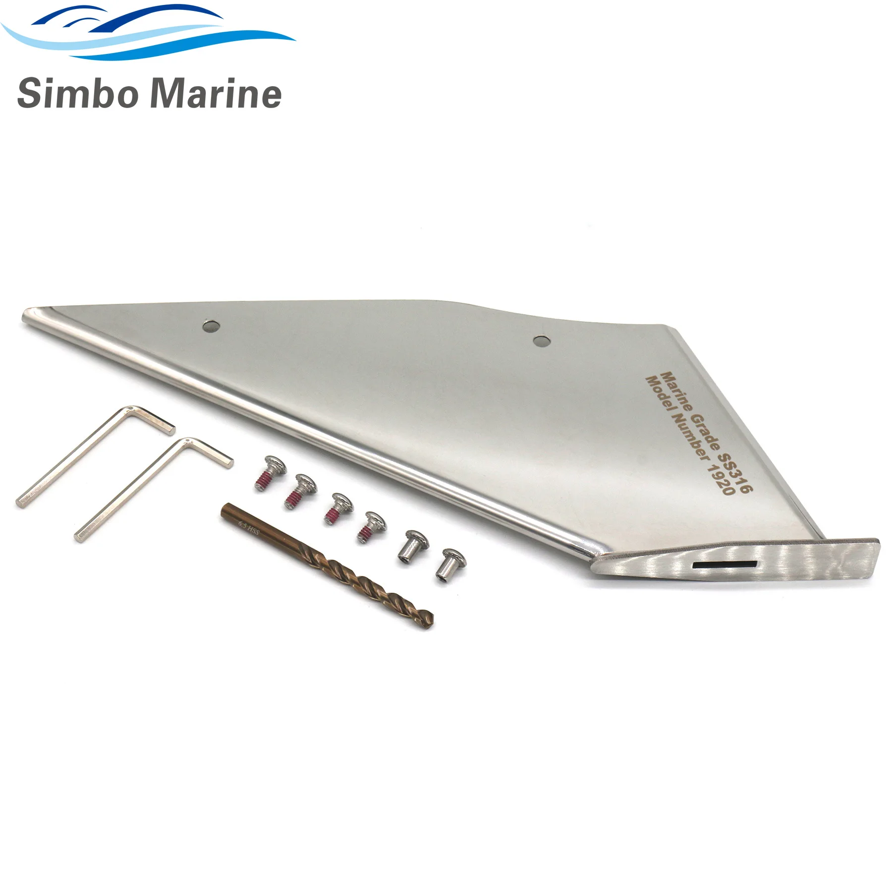 Outboard Skeg Guard 27301 Fits for Yamaha 2/4 Stroke 200 225 250 300 350 HP Boat Engines Marine Grade Ss316 Stainless Steel