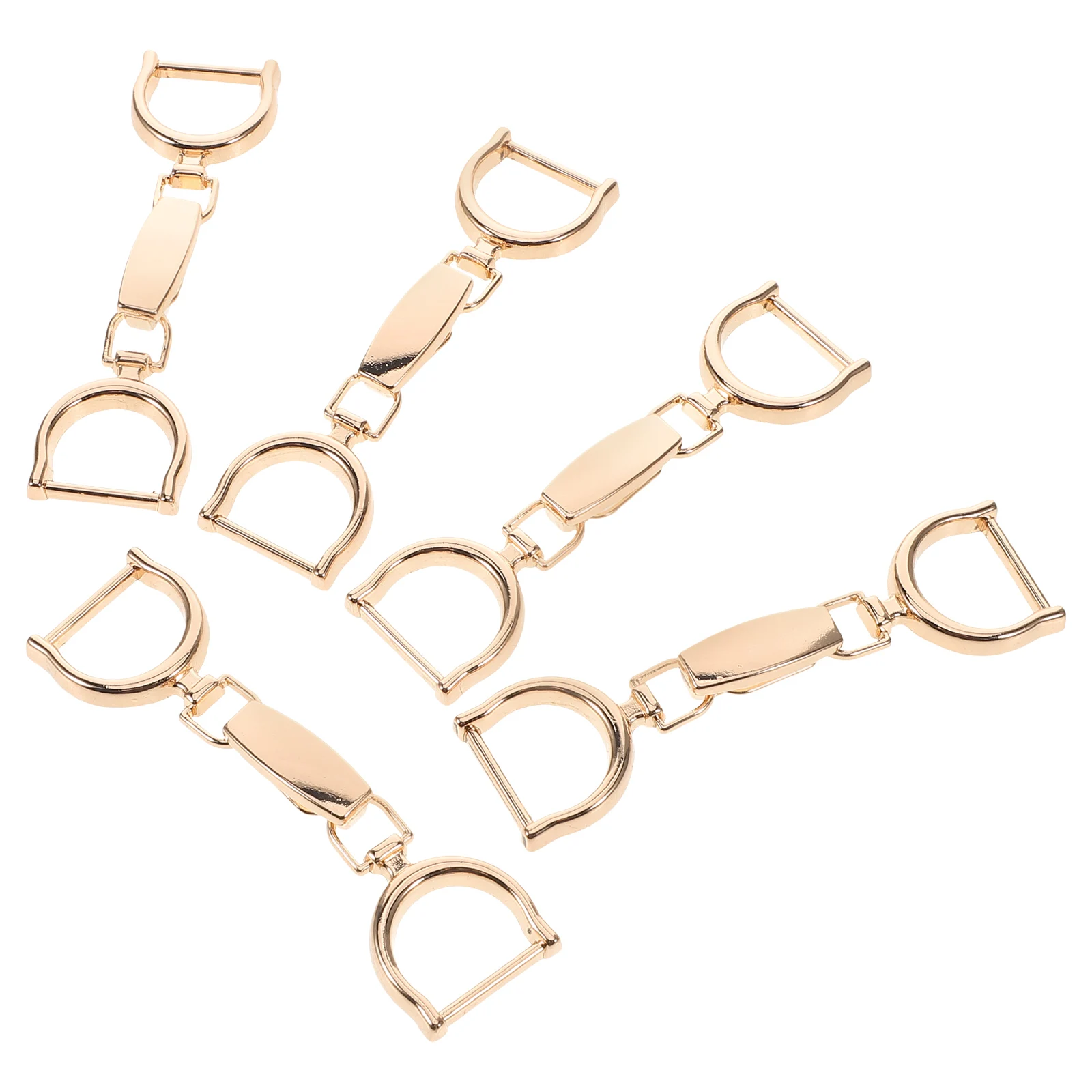 

5pcs Chain Buckle For Shoes Lightweight Diy Shoe Decoration Adjustable Shoe Chain Accessories Clothes Skirt Garment Decor