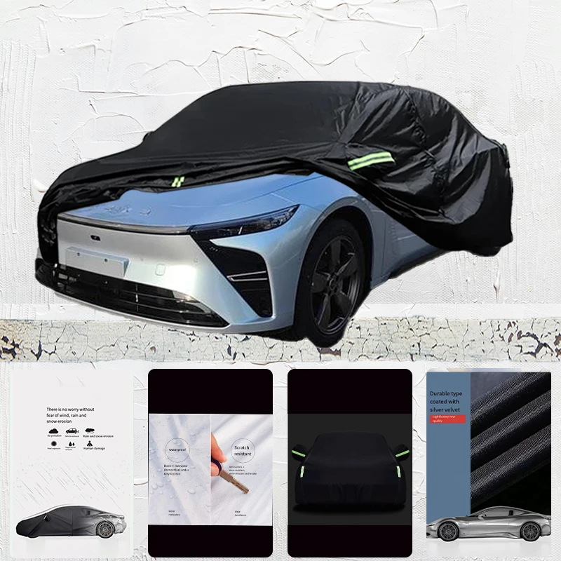 

For Exeed Stella ex Anti-UV Sun Shade Rain Snow Resistant Dustproof Black Cover Car umbrella Full Car Cover Outdoor Protection