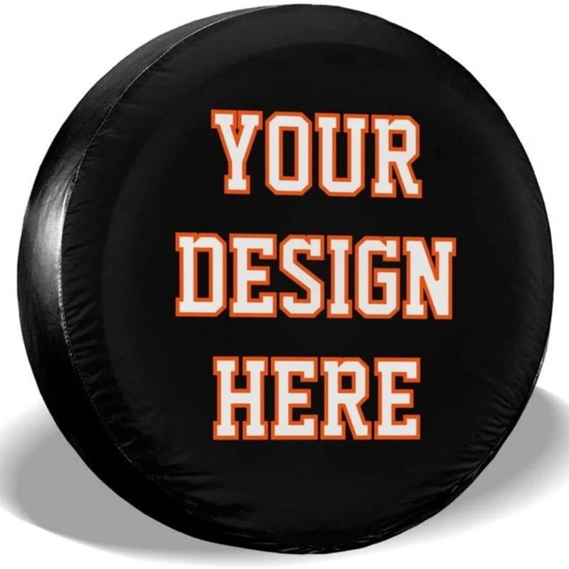 

Изготовленный на заказ чехол для запасного колеса — персонализированный дизайн фото/текст, подходит для прицепа, кемпера, автофургона — 15 дюймов, прочный пластик, простота установки