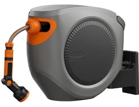 2025 Automatic hose reel watering high-pressure car washing water gun garden household sprinkler nozzle water pipe