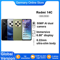 Global Version Xiaomi Redmi 14C NFC Smart Phones 6.88 inch MediaTek Helio G81-Ultra 120Hz Dual AI Camera 50MP 5160mAh Battery