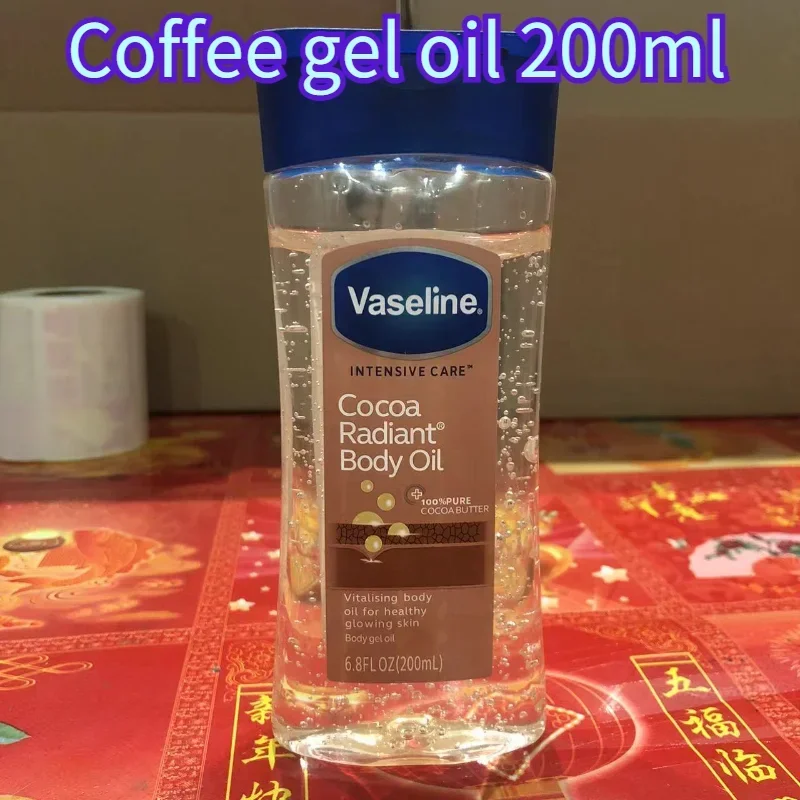 Vaselin Body Care Cocoa Coffee Rose Revitalizing Moisturizing Body Gel Oil 200ml