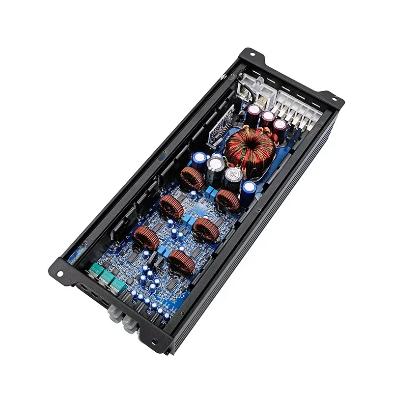 QMF-110.6 منتج جديد الاتجاه 12 فولت مضخم صوت صغير للسيارة 6 قناة أمبير إعلانات مكبر صوت للسيارة