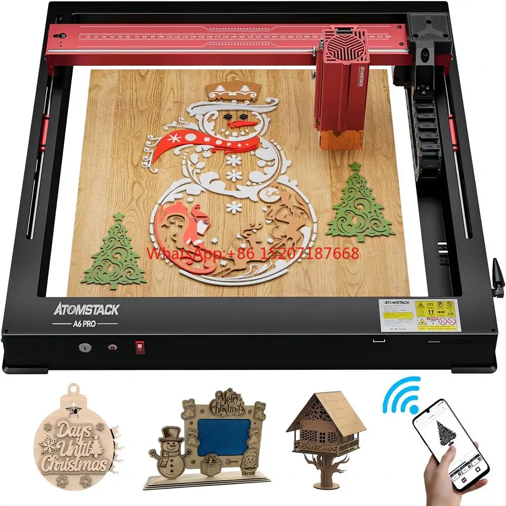 工場ミニ A6 プロ 6 ワット DIY 3D デスクトップ彫刻切断ポータブル彫刻機金属革ジュエリー木材