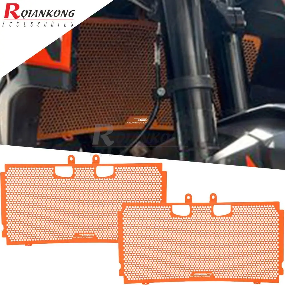 

FOR 790 ADVENTURE S/R 2019-2023 Motorcycle Radiator Guard Grille Cover Grill Mesh Protector 890 Adventure /R 2020 2021 2022 2023