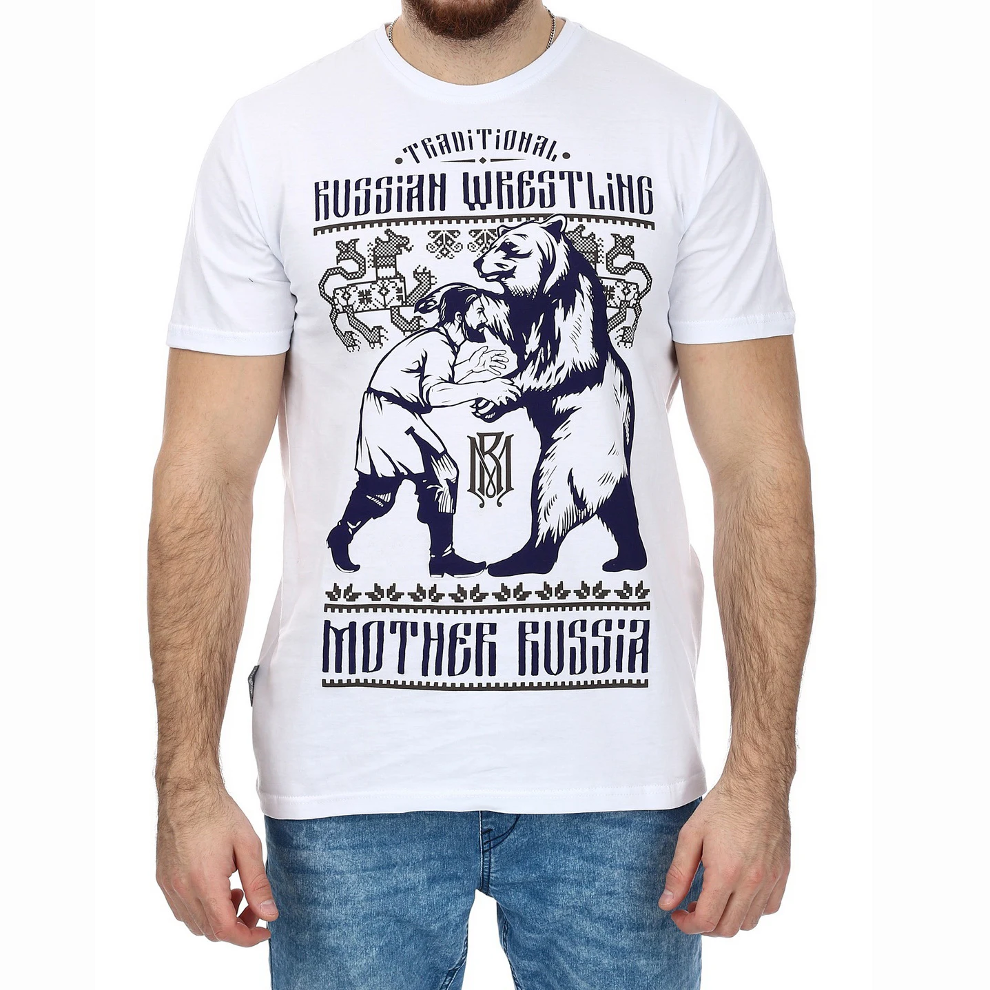 Funny Russian Wrestle T-Shirt Short Sleeve Casual 100% Cotton O-Neck Summer Mens T-shirt Size S-3XL