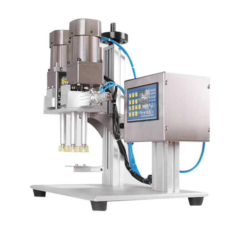 Nouvelle grande Machine de capsulage semi-automatique commerciale Machine de capsulage d'ornyrique Machine de pulvérisation de bouchon de vissage d'eau minérale