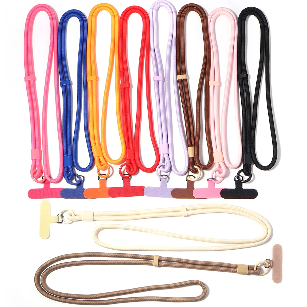 1 pièce Cordon universel long et réglable pour téléphone, à porter autour du cou ou en bandoulière, avec clip de connexion pour coque de téléphone, Accessoires pour téléphone