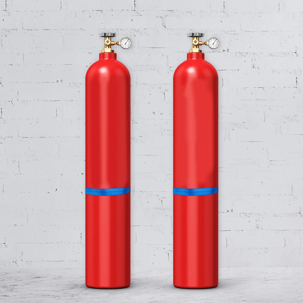 

2Pcs Gas Cylinder Holder Adjustable Bracket for 40L Tanks Propane Oxygen Cylinder Wall Mounted Heavy Duty Strap