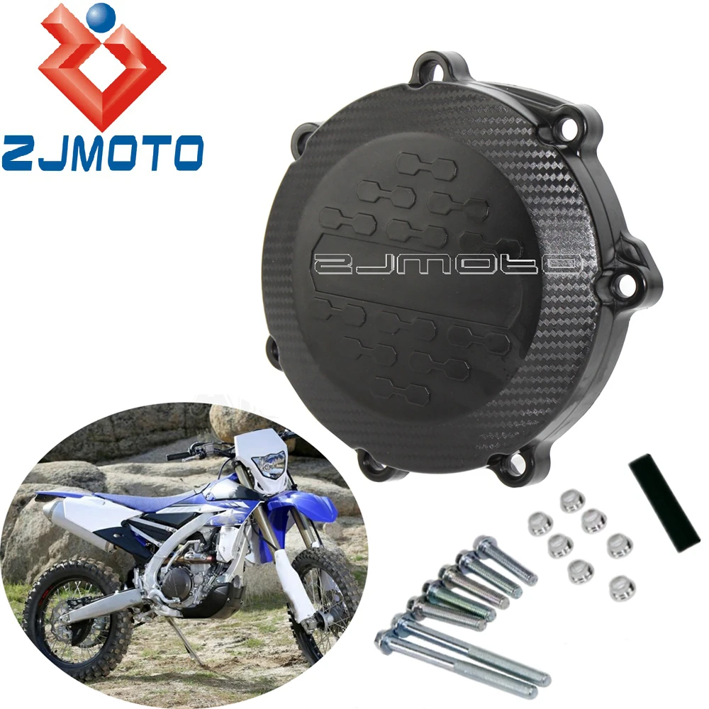 Off Road Engine Clutch Cover Case Black For Yamaha YZ450F 2010-2017 WR450F YZ450FX 2016-2017 Dirt Bike Accessories Engine Guards