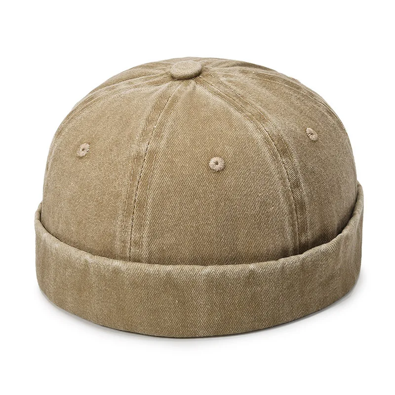 Street-Style Soft-Top Washed Hip-Hop Kappe - Unisex & Vielseitiger Farmerhut – Detail 8
