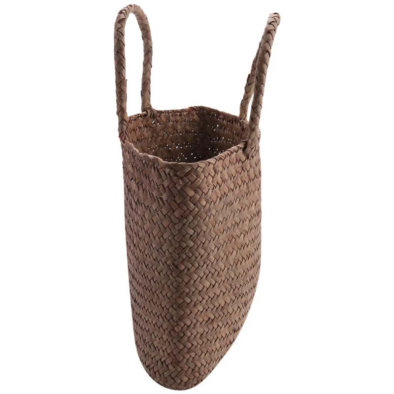 PROMOTION! Casual Straw Bag Natural Wicker Tote Bags Women Braided Handbag For Garden Handmade Mini Woven Rattan Bags