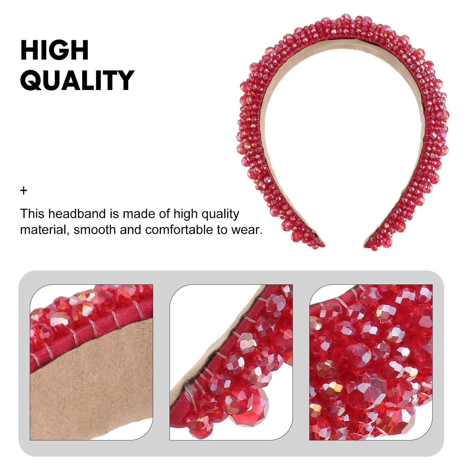 

Crystal Headb Stylish Hair Hoop Women Headwear Female Party Headdress Girl Headb Hair Accessories B Sponge