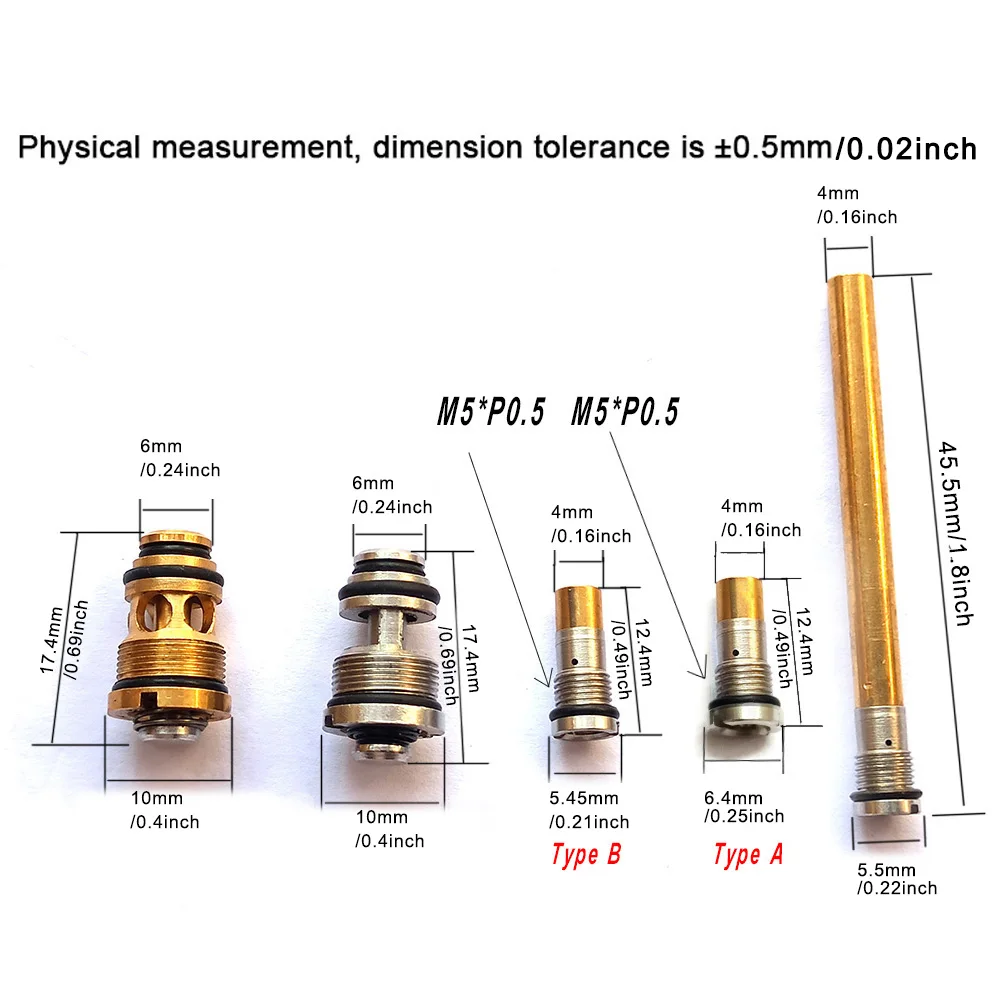 Stainless Steel Large Flow Inlet Outlet Valve Magazine Accessories CO2 Cartridge Charging Key Tools Air Pressure Release Valve