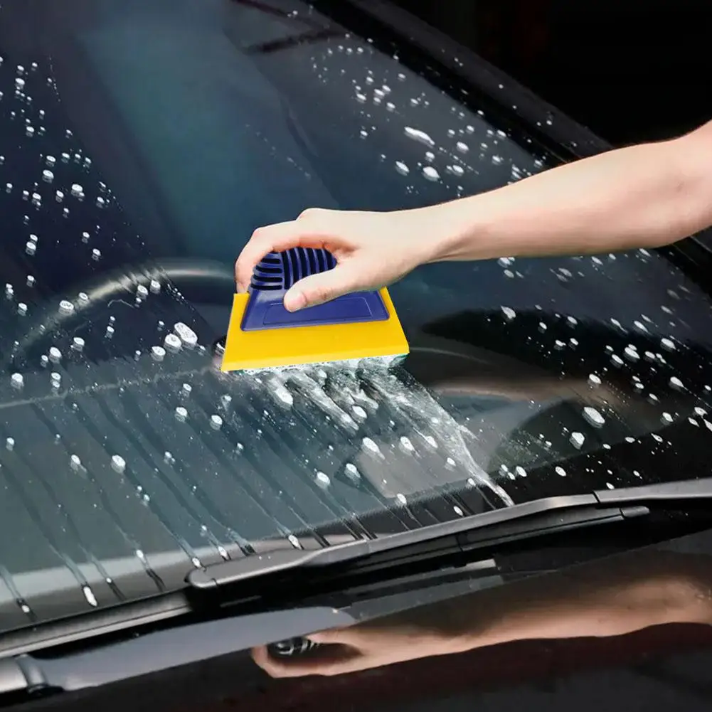 Soft Silicone Automobiles Windshield Window Glass Water Scraper Drying Cleaning Tool Wiper S1O8