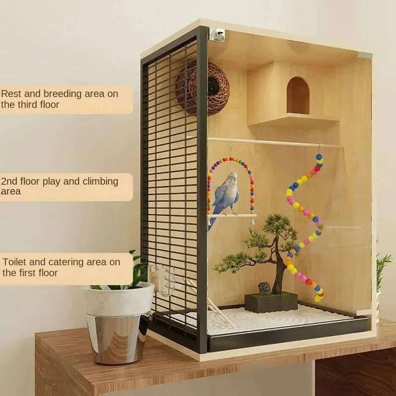Stand Nest Bird Cage Hammocks Carrier Canary Guinea Pig Alcancias Breeding Bird Supplies Nesting Pet Cage Accessories i