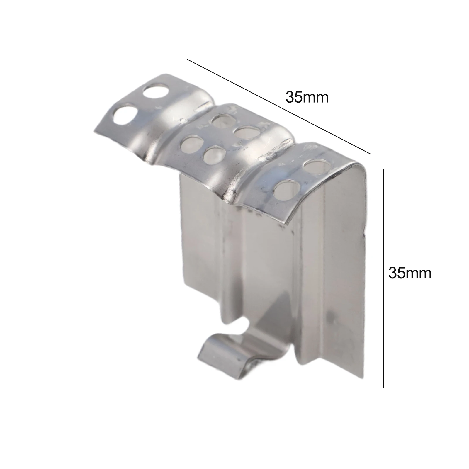 20Pcs Stainless Steel Solar Panel Water Guide Clips For 30-40mm PV Frame Self Cleaning Rain Drainage Clamp Accessories