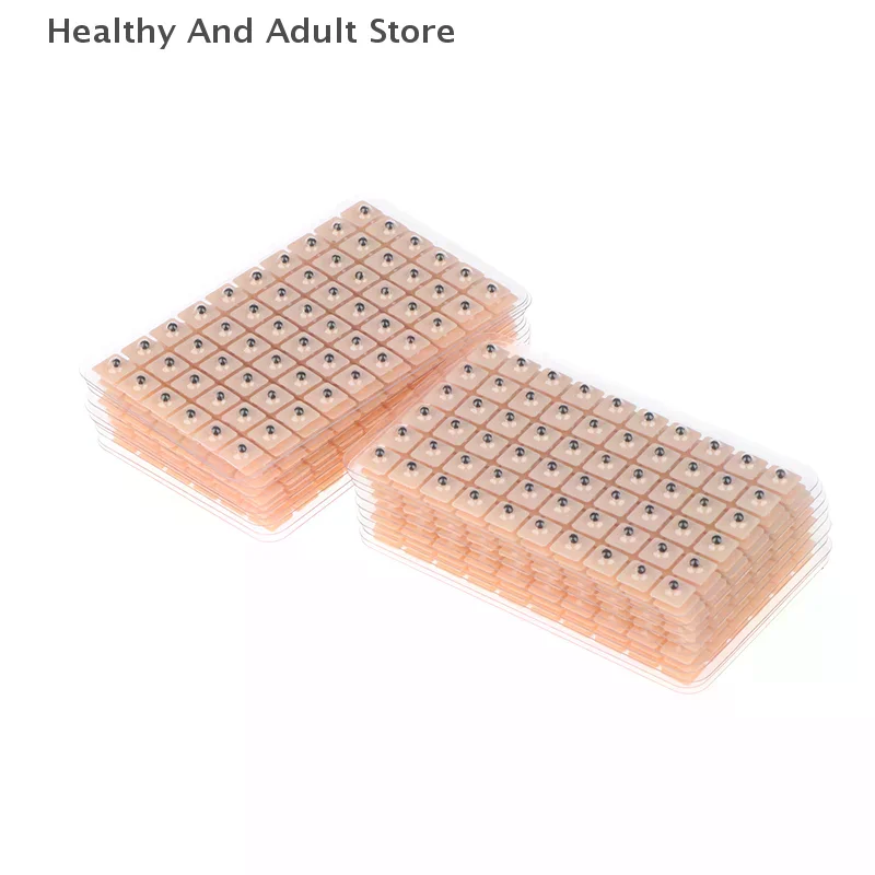 1200Pcs Relaxation Ears Stickers Acupuncture Needle Ear Vaccaria Seeds Ear Massage Auricular-paster Press Seeds Accessories