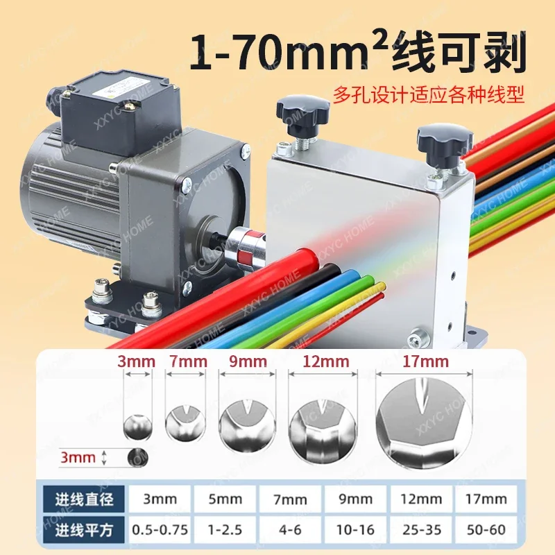 Dial wire peeling machine Small electric wire copper wire peeling machine Hand crank Manual  peeling machine Waste cable