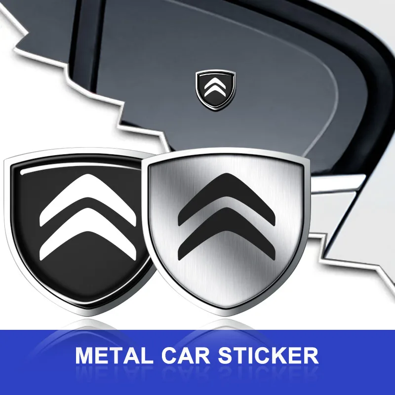 

1Pc Car Badge Body Side Metal 3D Emblem Sticker Decal For Citroen C1 C2 C3 C4 C5 C6 C8 C4L DS3 DS4 DS5LS DS6 Accessories
