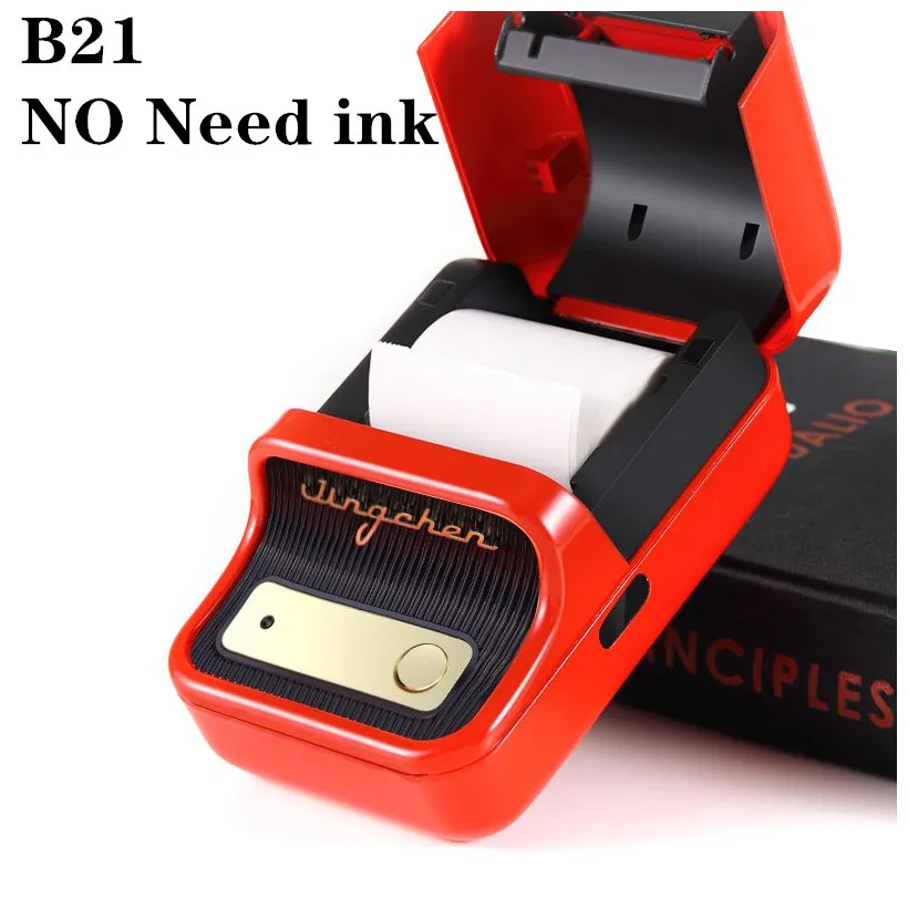 Niimbot B21 Portable Multifunctional Label Printer Wireless Bluetooth Label Maker With Self-adhesive Label for Business Barcode
