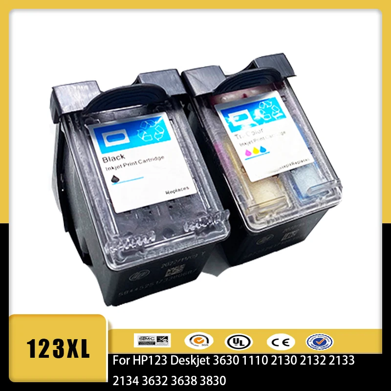 מחסניות דיו vilaxh 123xl למילוי מחסניות דיו hp123 1110 1111 1112 2130 2132 3630 3632 4521 4522 4513 מדפסת 4520 מדפסת