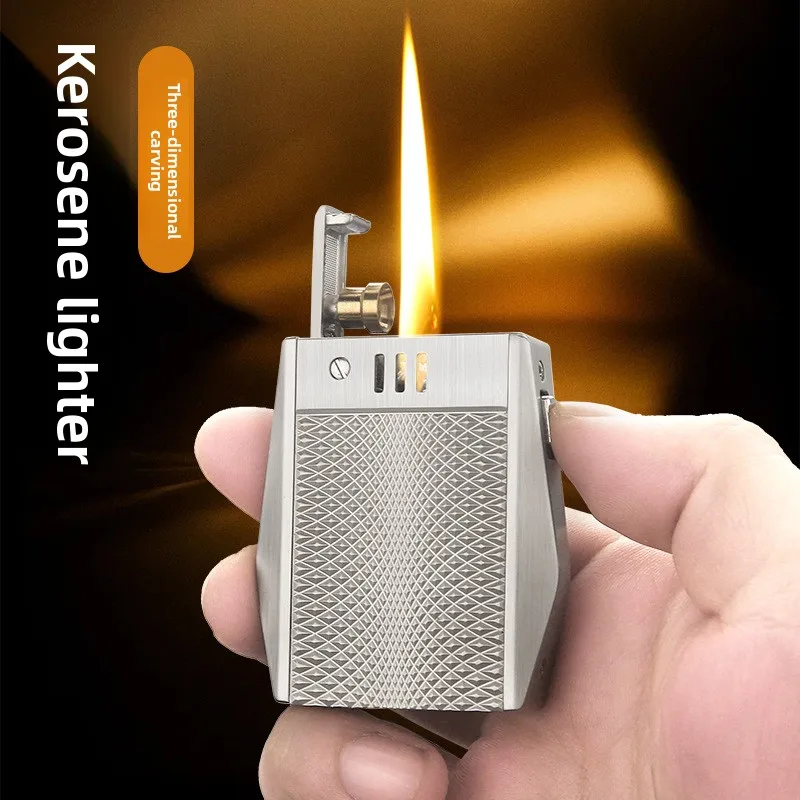 Honest One click catapult fuel lighter, vintage high-end lighter, cigarette accessories, men's gift