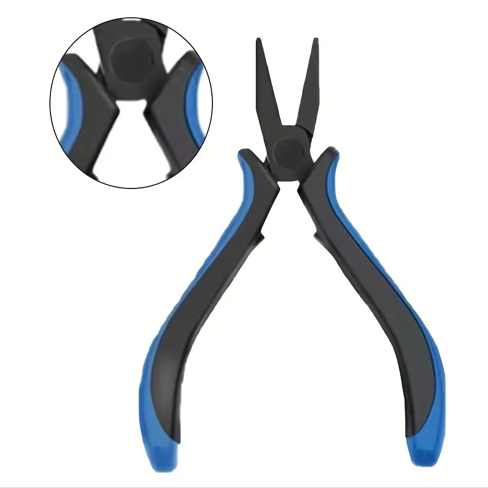 1pc Non-Damaging Flat Nose Binding Hook Pliers for Wire Pulling and Jewelry DIY Crafting Multi-Function Hand Tool