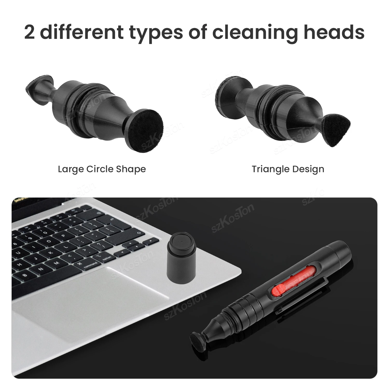 Lens Cleaning Pen with Soft Brush Double-Sided Carbon Head for Camera Lens Optical Lens Glasses PS4 PS5 VR Headset Cleaning