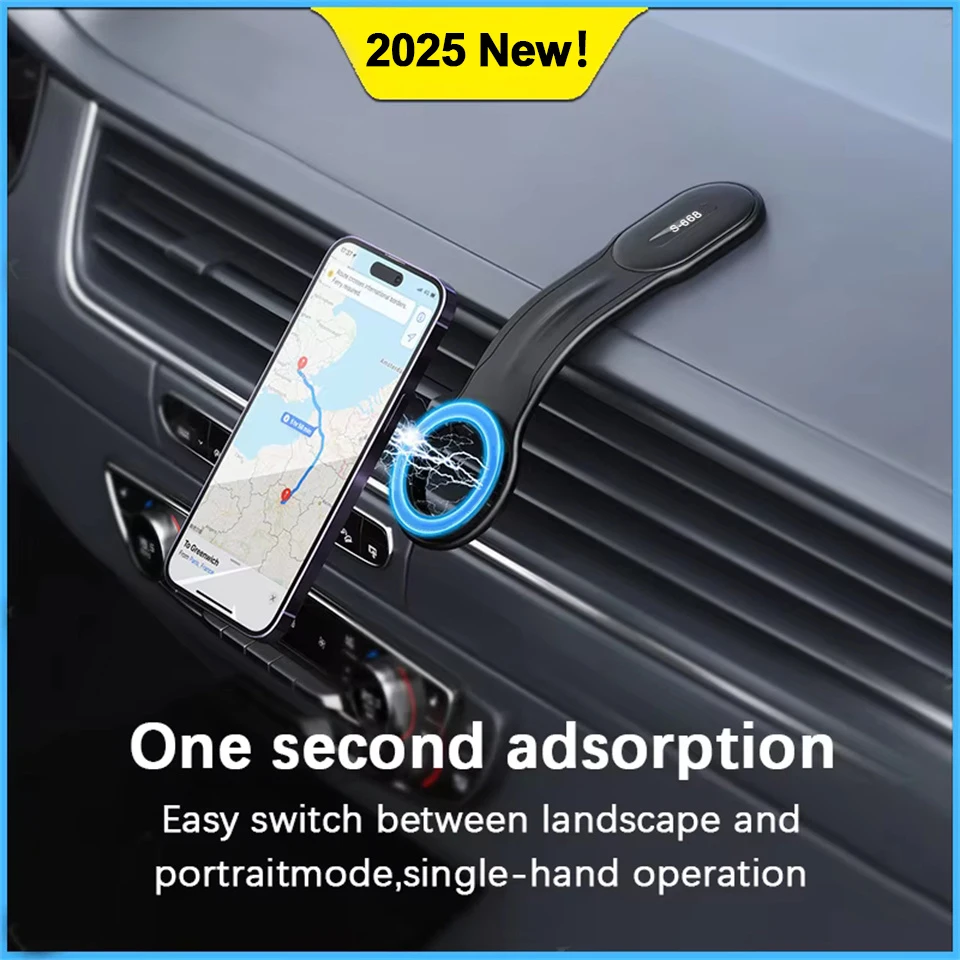 

Горячий автомобильный магнитный держатель для телефона, стабильный сильный магнит, регулируемый держатель для телефона, гибкое крепление для мобильного телефона для грузовика, автомобиля, авто вождения