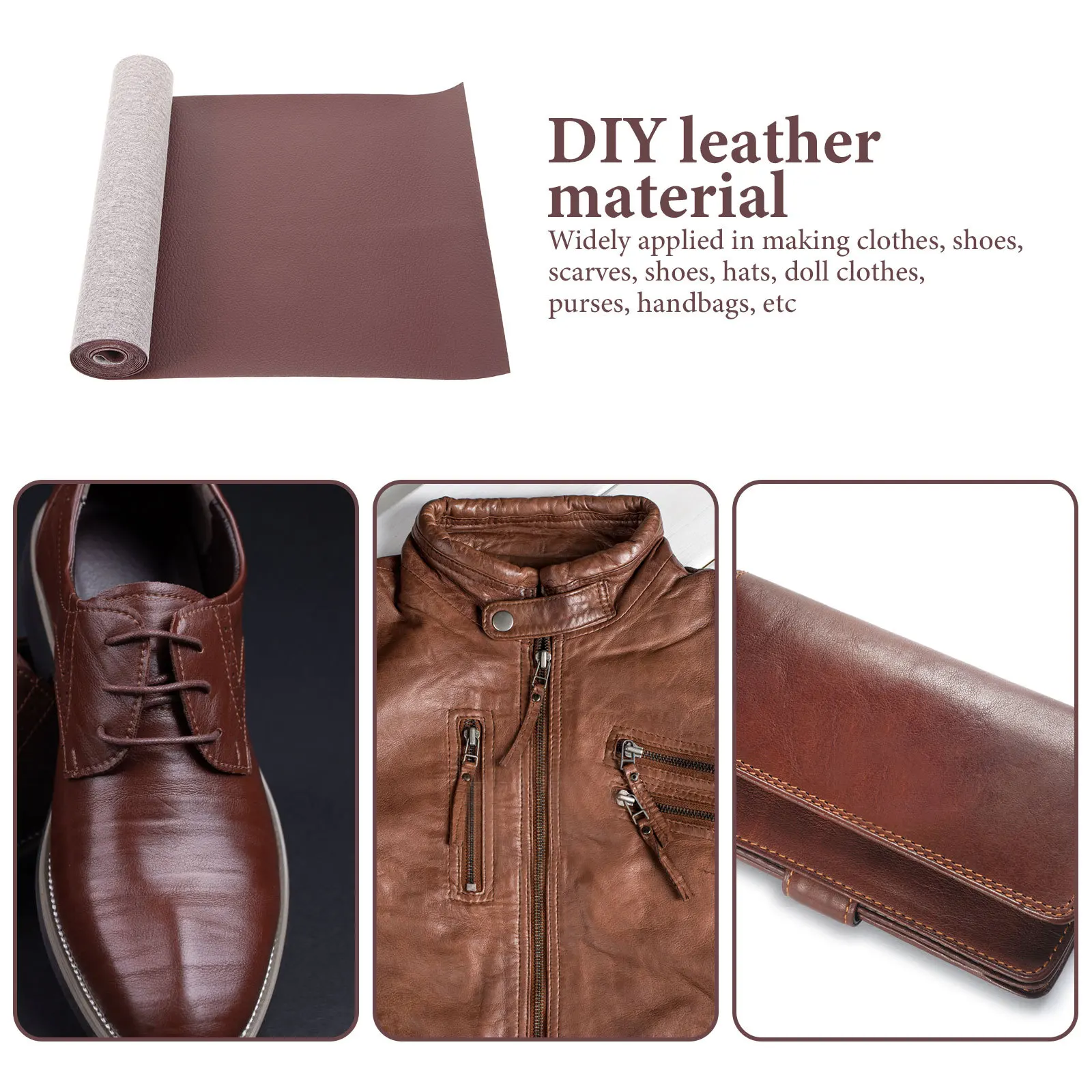 

1 Roll Diy Sheet Multi-Use Artificial Fabric For Crafts Thin Pieces Scrap For Jewelry Making Luggage Crafting