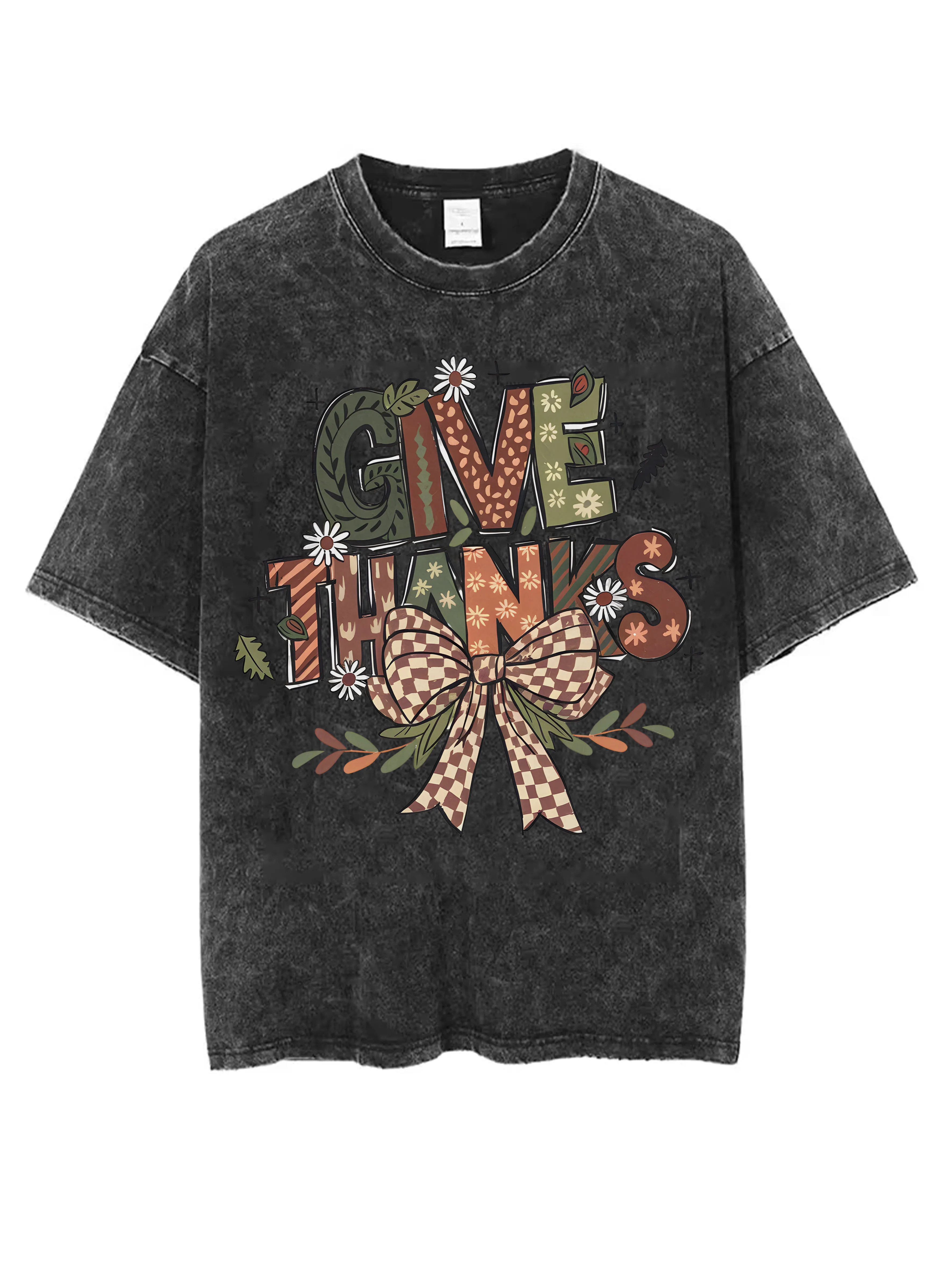 

Give thankful DONT DUCK WITH ME Black Washed Round Neck T-Shirt Comfortable Loose Fit Ideal for Men Women this Winter Christmas