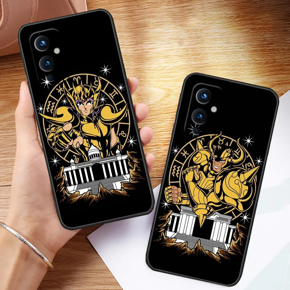 Anime Gold S-Saint S-Seiya Phone Funda Coque Case For Oneplus 9 8 8T 7 7T 6 5T ACE 2V NORD CE 2 3 N10 N100 Pro Case Capa Shell